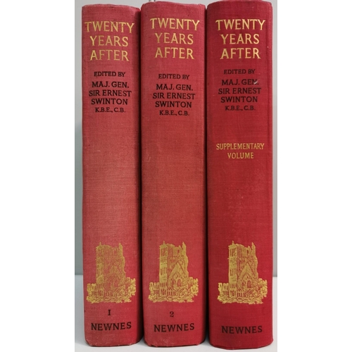 129 - Volumes 1,2 & Supplementary of 'Twenty Years After - The Battlefields of 1914-18 Then and Now', by M... 