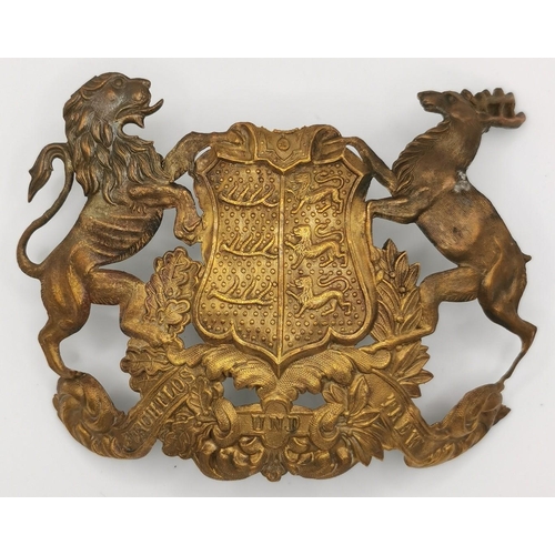 199 - A WWI Pickelhaube Griffin (Wurttenberg issue) helmet plate.