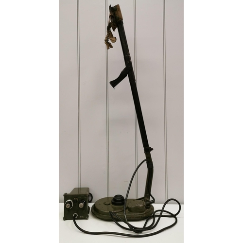 217 - A British Army Mine Detector 1960's/70's. Numbered 4C, this was the standard Mine Detector of the Br... 