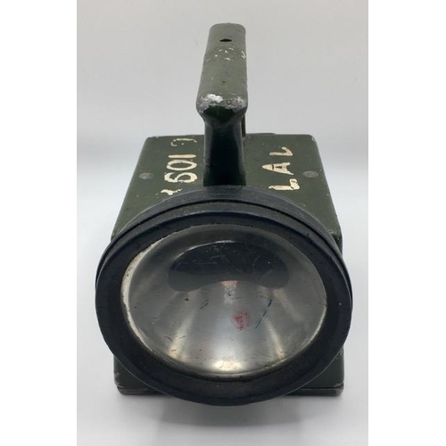 230 - A 1960's/70's military signalling lamp (an adapted version of those used by railwaymen), made by 'Ba... 