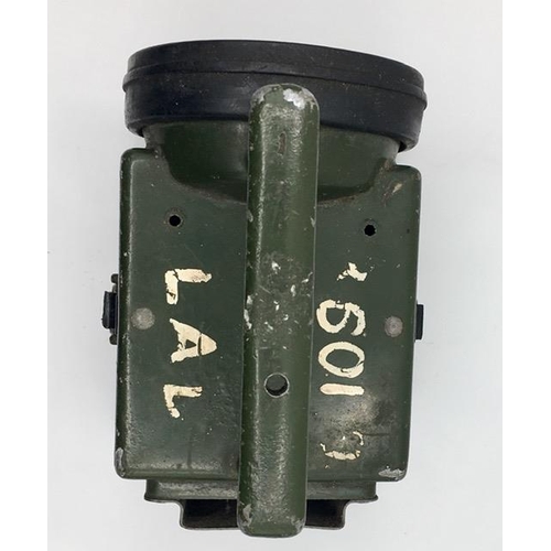 230 - A 1960's/70's military signalling lamp (an adapted version of those used by railwaymen), made by 'Ba... 