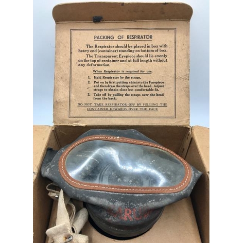 234 - A boxed, WWII British Civilian Respirator.