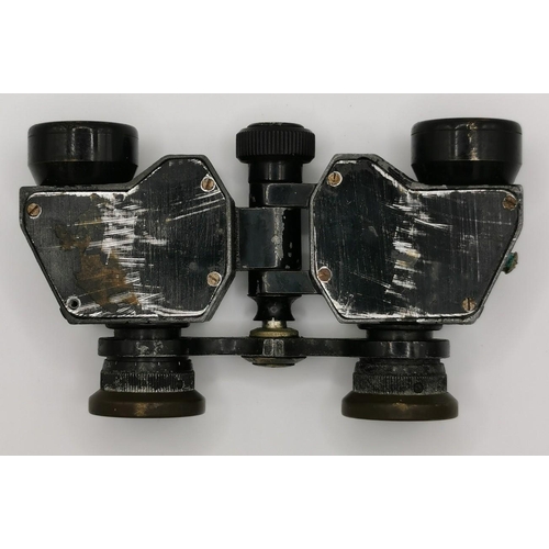 244 - A pair of early 20th century field binoculars (x6), by 'Negretti & Zambra - London'.