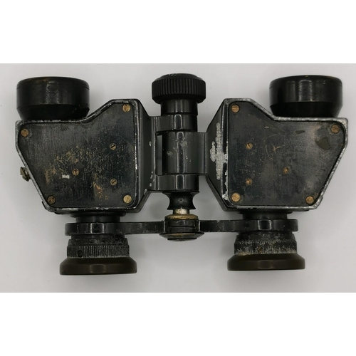 244 - A pair of early 20th century field binoculars (x6), by 'Negretti & Zambra - London'.