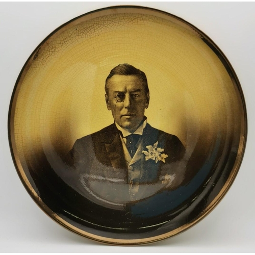 264 - A 1904 commemorative portrait plate, by Ridgways, depicting Rt. Hon. Joseph Chamberlain M.P. Portrai... 