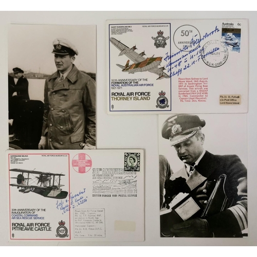 270 - An extensive collection of forty-seven signed RAF Commemorative covers. Each cover signed by the Ger... 