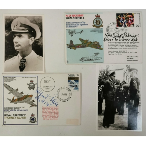 270 - An extensive collection of forty-seven signed RAF Commemorative covers. Each cover signed by the Ger... 