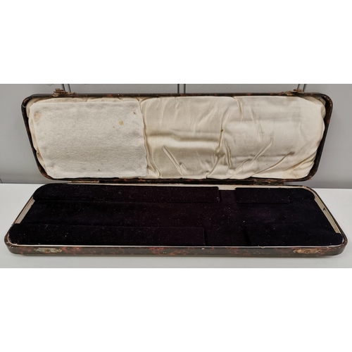 293 - An SS Dagger presentation case, with hinged lid.