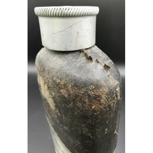 301 - A WWII pilot's flask. Appears from Hurricane squadron 87 & 213.