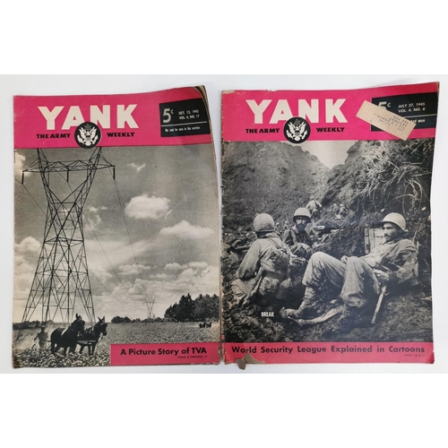 306 - A collection of thirteen WWII newspapers & magazines.