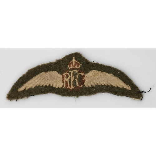 313 - A WWI-era Royal Flying Corps pilot's patch.