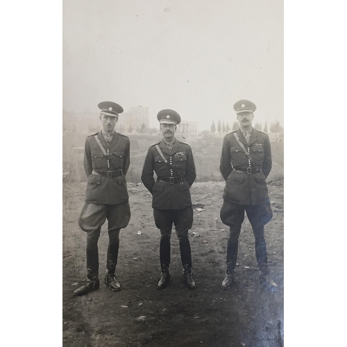 358 - Two WWI British Army personnel photographs.