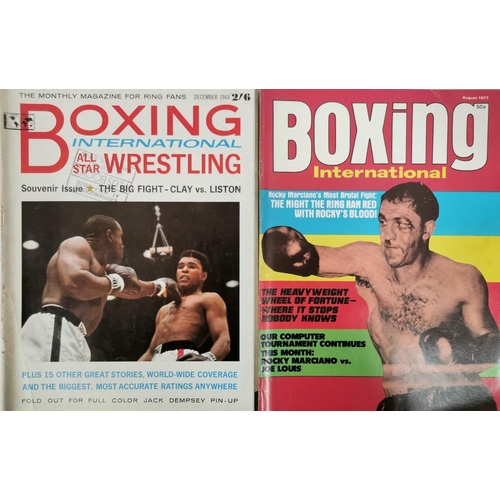 427 - A collection of ten editions of 'Boxing International' magazine, dated between December 1964 & Augus... 