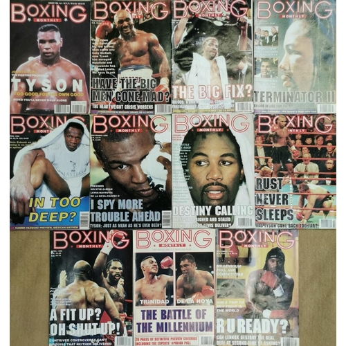 428 - A collection of eleven editions of 'Boxing Monthly' magazine, dated between January 1990 & November ... 