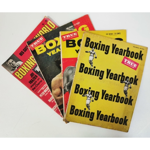 429 - A collection of five editions of 'Boxing Yearbook' annual magazine. To include 1954, 1957, 1959, 196... 