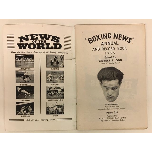 430 - A collection of bound editions of 'Boxing News' magazines, dated between April 1946 & June 1947, tog... 