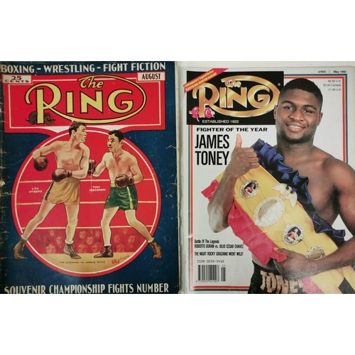 432 - A large collection of approximately three hundred & twenty-one editions of 'The Ring' magazine, date... 