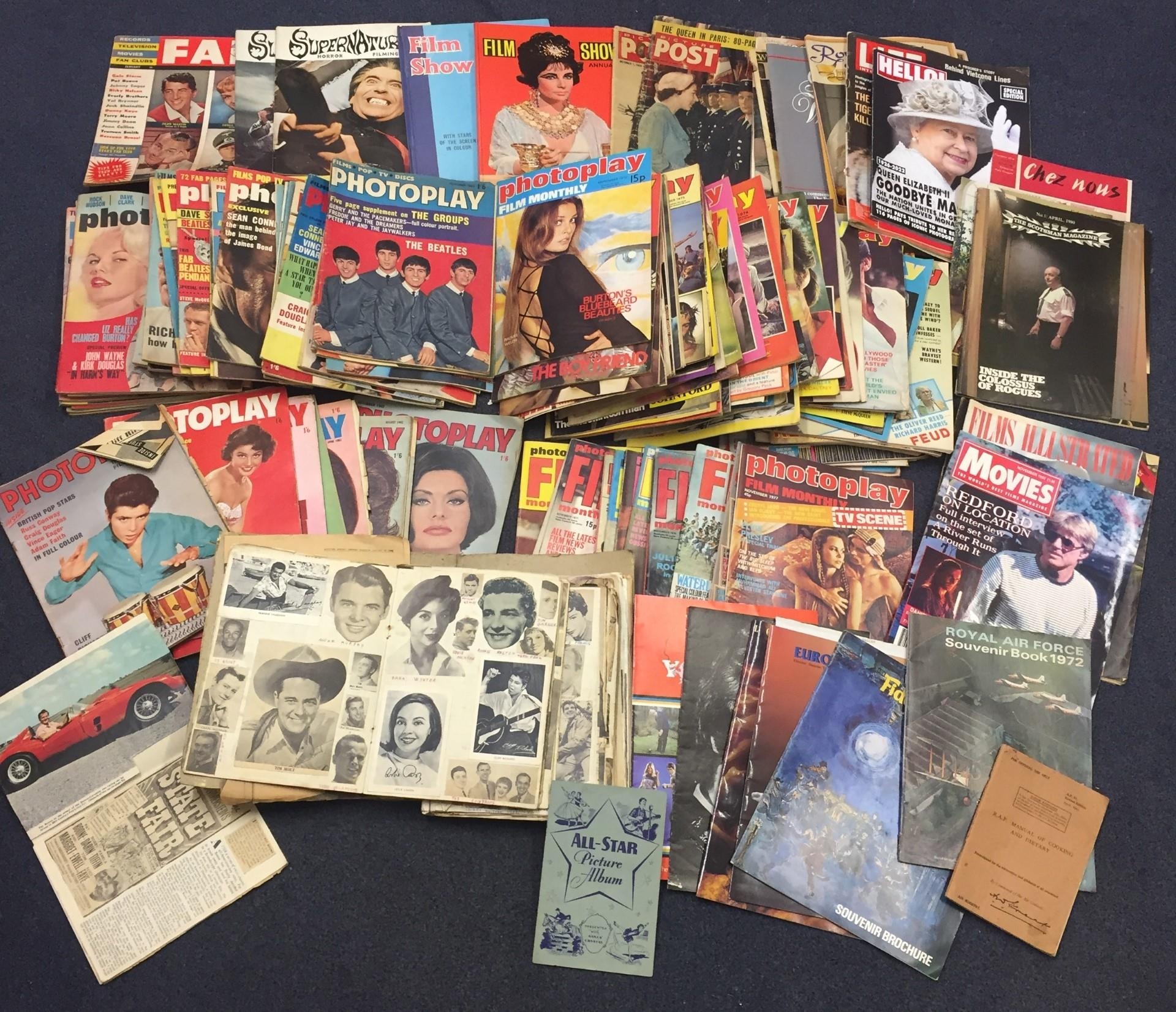 A collection of over one hundred 1960's & 1970's movie/entertainment ...