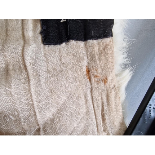 837 - A vintage, cream coloured fur jacket, originally from Harrods.