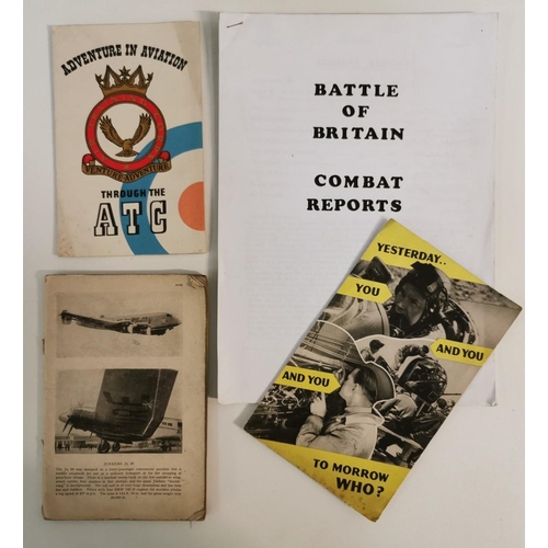 127 - A collection of eight RAF-related books & leaflets. To include original HMSO publication & contempor... 