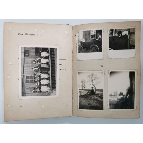 141 - A unique photo book of prisoners of war in Stalag XXI-A camp. The album was made from an adapted cop... 