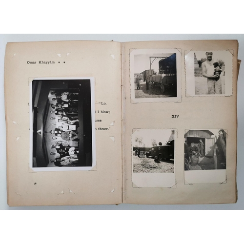 141 - A unique photo book of prisoners of war in Stalag XXI-A camp. The album was made from an adapted cop... 