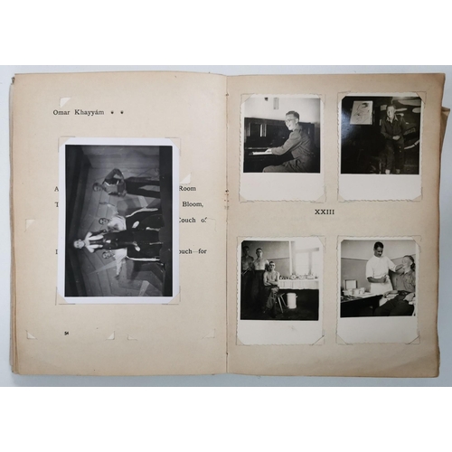 141 - A unique photo book of prisoners of war in Stalag XXI-A camp. The album was made from an adapted cop... 