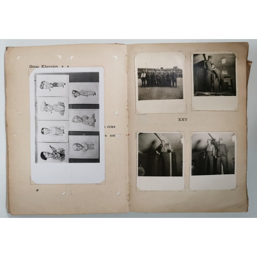 141 - A unique photo book of prisoners of war in Stalag XXI-A camp. The album was made from an adapted cop... 