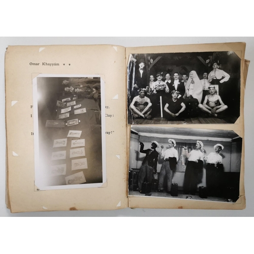 141 - A unique photo book of prisoners of war in Stalag XXI-A camp. The album was made from an adapted cop... 