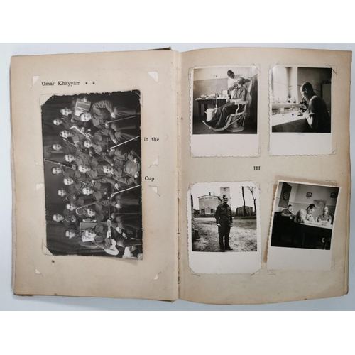 141 - A unique photo book of prisoners of war in Stalag XXI-A camp. The album was made from an adapted cop... 