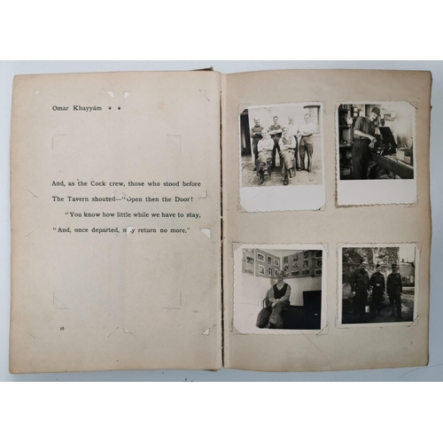 141 - A unique photo book of prisoners of war in Stalag XXI-A camp. The album was made from an adapted cop... 