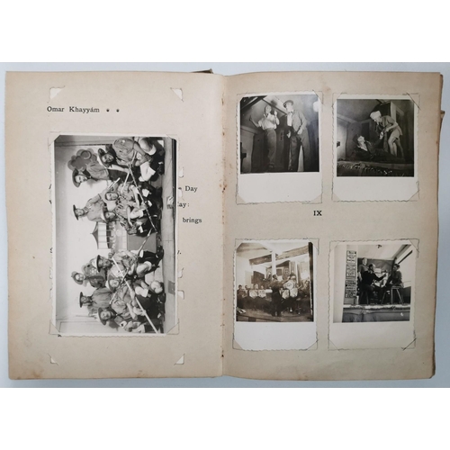 141 - A unique photo book of prisoners of war in Stalag XXI-A camp. The album was made from an adapted cop... 