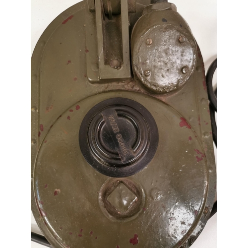 217 - A British Army Mine Detector 1960's/70's. Numbered 4C, this was the standard Mine Detector of the Br... 