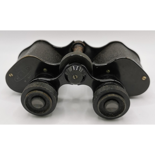 248 - A pair of WWII-era 6x field binoculars, by 'Kershaw', with Negretti & Zambra lenses, numbered 3117. ... 