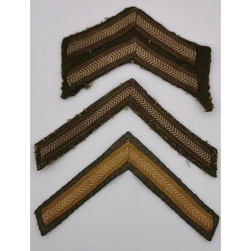 312 - A selection of British/Canadian/US cloth patches. To include chevrons, No.10 Commando shoulder, Roya... 