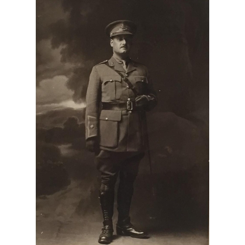 358 - Two WWI British Army personnel photographs.