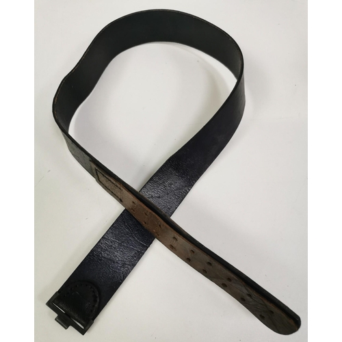 369 - A WWI-era German soldier's leather belt.