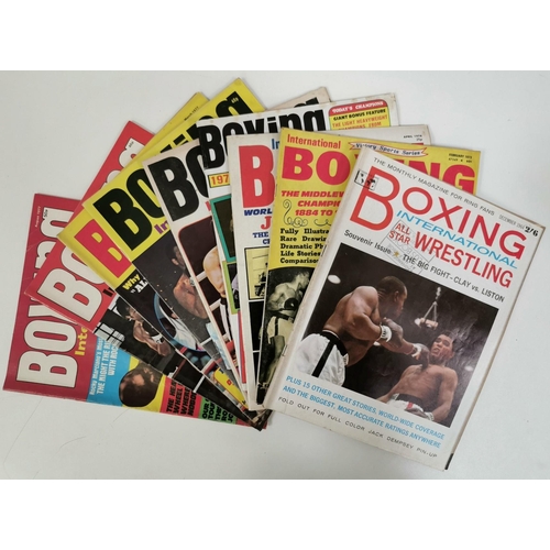 427 - A collection of ten editions of 'Boxing International' magazine, dated between December 1964 & Augus... 