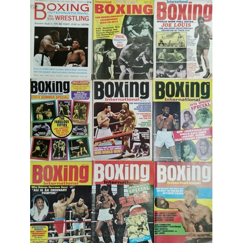 427 - A collection of ten editions of 'Boxing International' magazine, dated between December 1964 & Augus... 