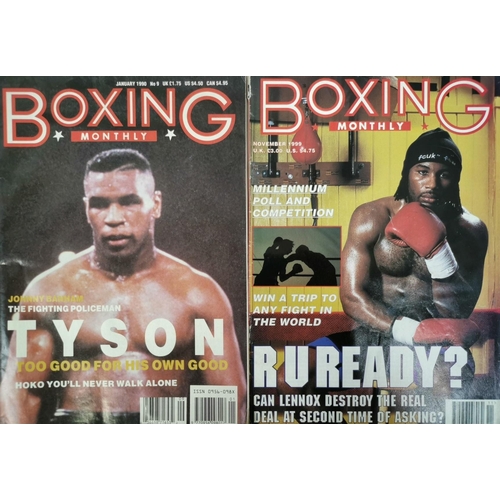 428 - A collection of eleven editions of 'Boxing Monthly' magazine, dated between January 1990 & November ... 