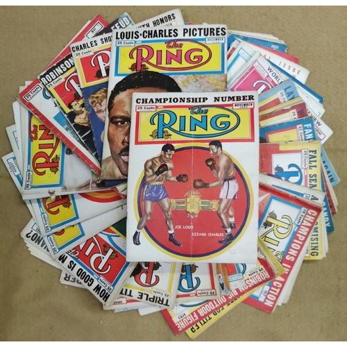 432 - A large collection of approximately three hundred & twenty-one editions of 'The Ring' magazine, date... 