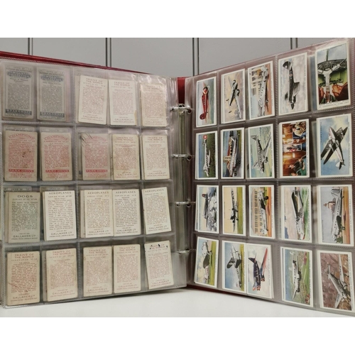 1616 - A collector's album of cigarette cards. To include: Turf Cigarettes - '50 Zoo Animals', '50 British ... 