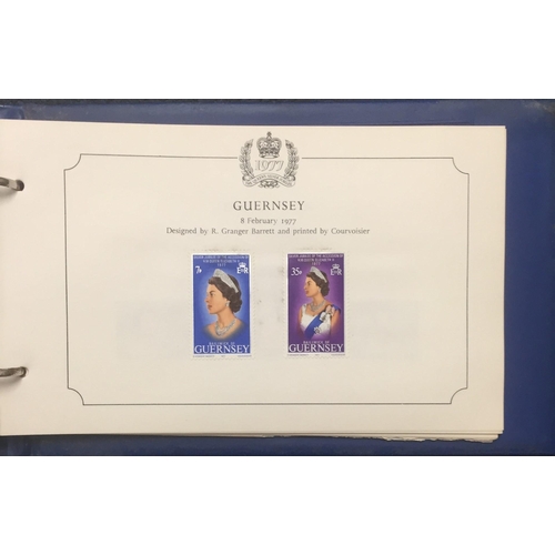 1637 - A complete set of 1977 Queen's silver jubilee stamp collection.