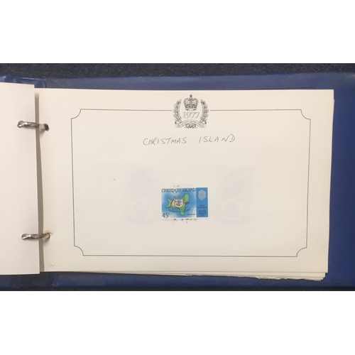 1637 - A complete set of 1977 Queen's silver jubilee stamp collection.