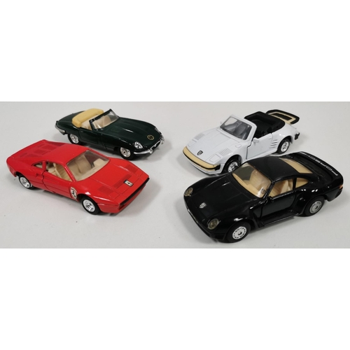 2120 - Atlas Editions - a collection of seventeen unboxed model cars, boat & A4 Class 