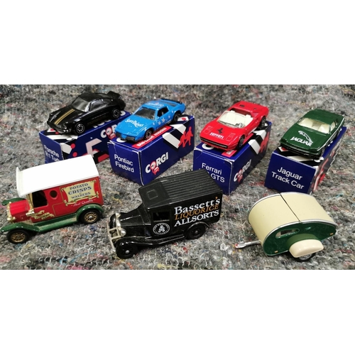 2197 - A mixed lot of seven diecast vehicles. To include Lledo Walkers Crisps van & Bassett's Liquorice All... 