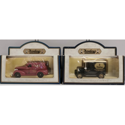 2198 - A mixed lot of Lledo model vehicles. To include a 1939 Chevrolet Parcel Van (30004), a 1920 Model T ... 