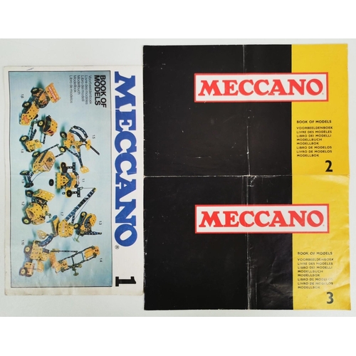 2526 - A selection of eight 'Meccano' instruction leaflets & catalogues. To include 'Meccano Magazine - 197... 