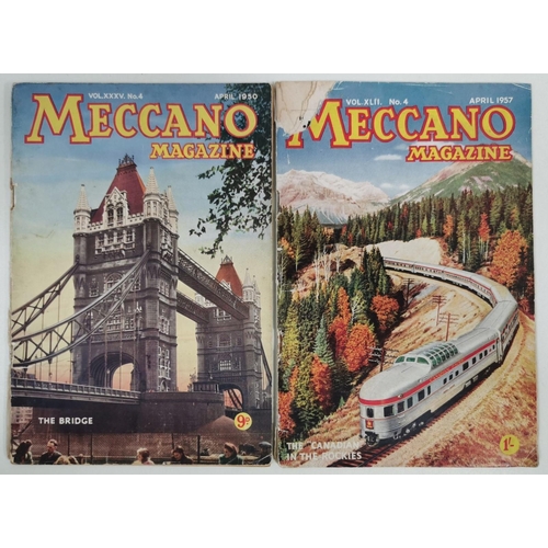 2527 - A selection of eight 'Meccano' instruction leaflets & catalogues. To include 'Meccano Quality Gifts ... 