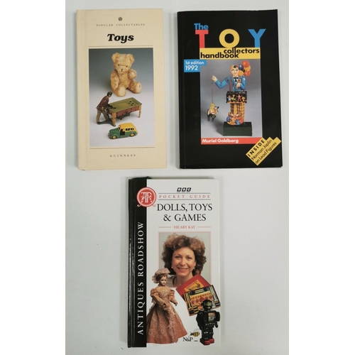 2528 - A collection of nine toy reference books. To include 'The Encyclopedia of Toys'; 'Collecting Toys fo... 
